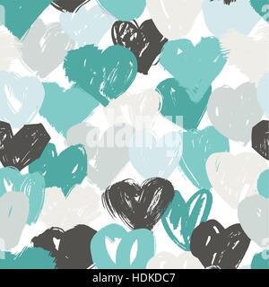 Vector hearts pattern Stock Vector