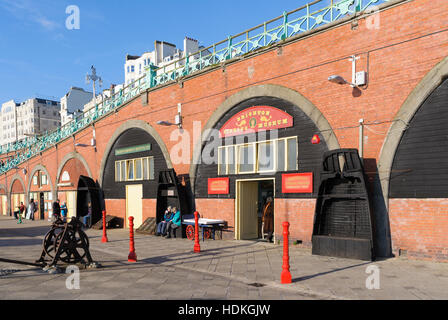 Exterior of the Fishing museum, Brighton Promenade, Brighton, East Sussex, England, UK Stock Photo