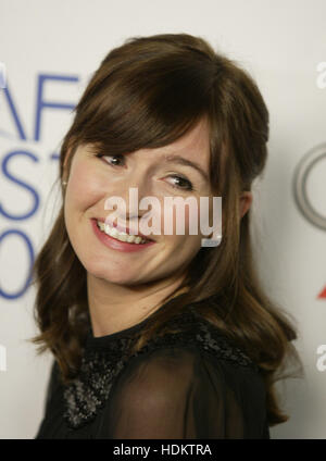 British actress Emily Mortimer at the premiere for 'Beyond the Sea' on November 4, 2004 in Los Angeles, California. Photo credit: Francis Specker Stock Photo