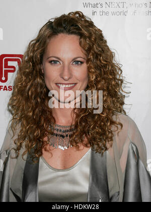 Jerri Manthey poses for photographers at the Fashion Wire Daily's Next