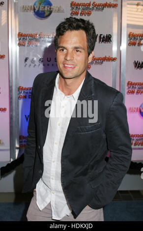 Actor Mark Ruffalo at the DVD launch party for the fillm, 'Eternal Sunshine of the Spotless Mind ' on September 23, 2004,  in Los Angeles, California. Photo credit: Francis Specker Stock Photo