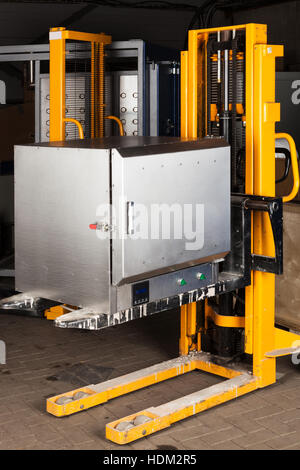 vacuum furnace at the present loader Stock Photo