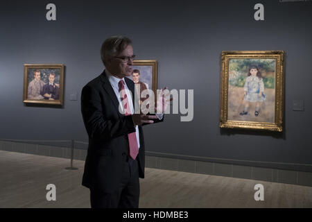 Retrospective of Pierre Auguste Renoir at the Thyssen-Bornemisza gallery in Madrid, Spain.  Where: Madrid, Spain When: 17 Oct 2016 Stock Photo