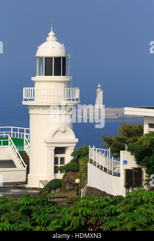 Sanji Lighthouse, Jeju City, Jeju Island, South Korea, Asia Stock Photo