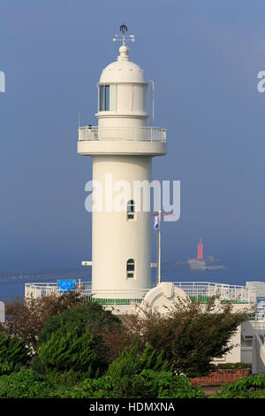 Sanji Lighthouse, Jeju City, Jeju Island, South Korea, Asia Stock Photo