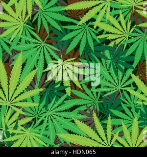 cannabis hemp texture Stock Vector