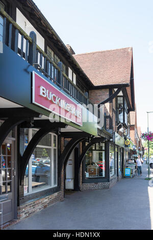 Station Approach, Virginia Water, Surrey, England, United Kingdom Stock Photo