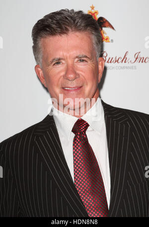 File. 13th Dec, 2016. ALAN THICKE (March 1, 1947 - December 13, 2016) was a Canadian actor, songwriter, and game and talk show host. He is known for his role as Jason Seaver, the father on the ABC television series Growing Pains. His son is the singer R. Thicke. Alan, died at age 69, of a heart attack while playing hockey with his 19 year-old son Carter Thicke. Pictured: July 24, 2010 - Beverly Hills, California, United States - 13 December 2016 - Burbank, California - Alan Thicke, beloved TV dad and real-life father of R&B and pop superstar Robin Thicke, died Tuesday at age 69, of a hear Stock Photo