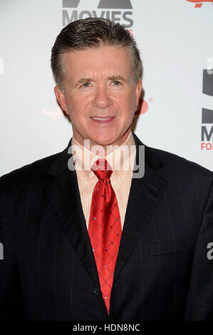 File. 13th Dec, 2016. ALAN THICKE (March 1, 1947 - December 13, 2016) was a Canadian actor, songwriter, and game and talk show host. He is known for his role as Jason Seaver, the father on the ABC television series Growing Pains. His son is the singer R. Thicke. Alan, died at age 69, of a heart attack while playing hockey with his 19 year-old son Carter Thicke. Pictured: Feb. 7, 2011 - Los Angeles, California, U.S. - Alan Thicke Attending The 10th Annual Movies For Grownups Awards Gala Held At The Beverly Wilshire Hotel in Beverly Hills, California On 2/7/11. 2011. (Credit Image: © D. Lon Stock Photo