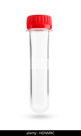 PET bottle preform isolated on white background Stock Photo