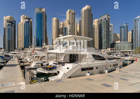 Dubai marina in the UAE Stock Photo