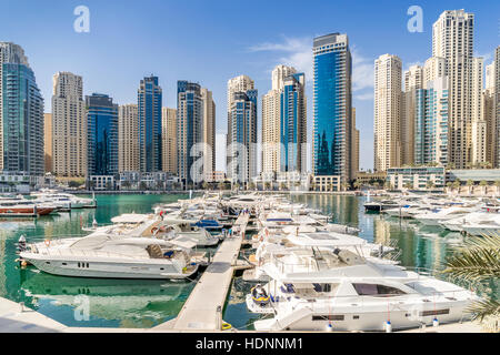 Dubai marina in the UAE Stock Photo