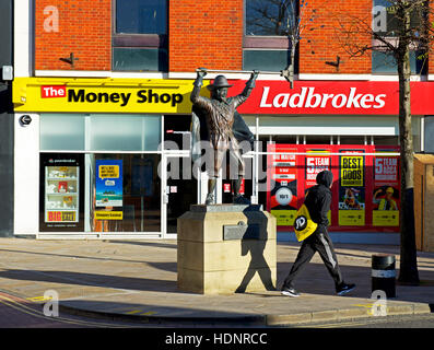 Spirit of Carnival statue in Bridgewater, Somerset, England UK Stock Photo
