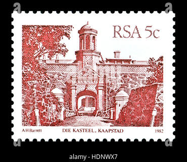 South African 5c postage stamp (1982) : Die Kasteel, Kaapstad / Castle of Good Hope, Cape Town