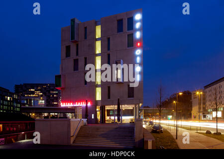 Europe, Germany, North Rhine-Westphalia, Cologne, the hotel Artotel at the Rheinau harbor. Stock Photo