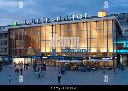 Europe, Germany, Cologne, the main station. - Stock Photo