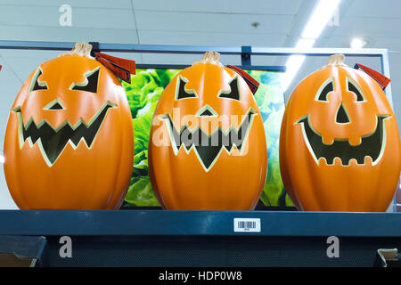 Halloween products on sale at a Sainsbury's supermarket in London.  Where: London, United Kingdom When: 24 Oct 2016 Stock Photo