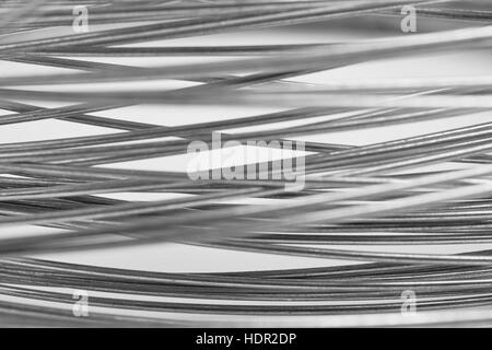 Black and white abstract metallic background. Defocused. Horizontal format Stock Photo