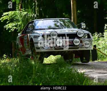 Ernst Kopp, Toyota Celica Twin Cam Turbo, Forest Rally Stage, Goodwood Festival of Speed, 2016. automobiles, cars, entertainment, Festival of Speed, F Stock Photo