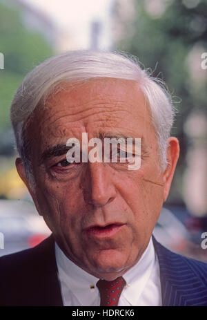 Washington, DC., USA, June, 1987 Portrait of Senator Frank Lautenberg Democrat of New Jersey.  Credit: Mark Reinstein Stock Photo