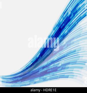 Blue wave element for your design, stock vector Stock Vector
