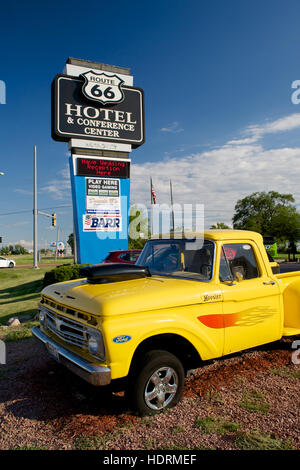 Route 66 Hotel, Springfield, Sangamon County, Illinois, USA Stock Photo