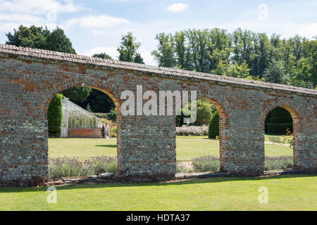The Walled Monks Garden, Highclere Castle (Downton Abbey TV series), Highclere, Hampshire, England, United Kingdom Stock Photo