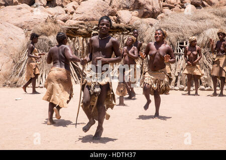 Namibia Africa Damara tribe traditional life in Damaraland in Damara ...