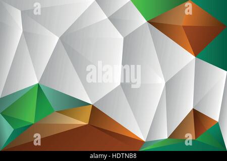 abstract vector graphic background from triangles and gradients. Stock Vector