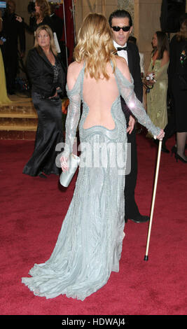 Melanie Griffith arrives at the 77th Annual Academy Awards  in Los Angeles on Feb. 21, 2005. Photo credit: Francis Specker Stock Photo