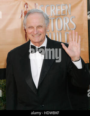 Actor Alan Alda arrives during the 11th annual Screen Actors Guild awards at the Shrine Auditorium in Los Angeles, California on Saturday 05 February, 2005. Photo credit: Francis Specker Stock Photo