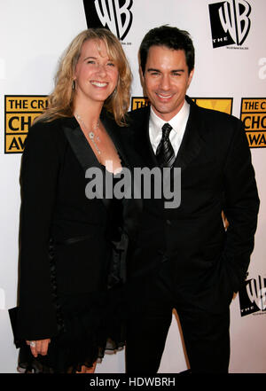 Actor Eric McCormack and his wife, Janet Leigh Holden, arrive at the 10th Annual Critics' Choice Awards in Los Angeles on January 10, 2005.Photo by Francis Specker Stock Photo