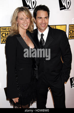 Eric McCormack and his wife, Janet Holden, arrive at the 10th Annual Critic's Choice Awards in Los Angeles, California on Sunday January 10, 2005. Photo credit: Francis Specker Stock Photo