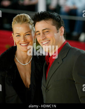 Actor Matt LeBlanc and his wife Melissa McKnight arrive at the People's Choice Awards in  Pasadena, California on Sunday, 09 January, 2004. Photo credit: Francis Specker Stock Photo