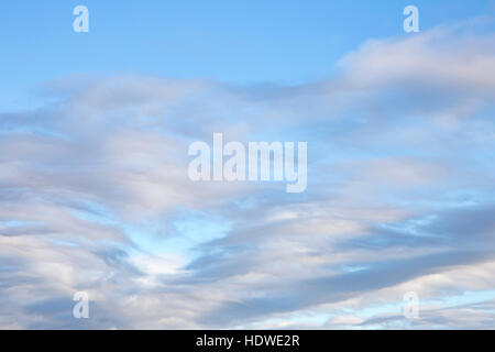 Unusual Stratocumulus cloud formation. Stock Photo