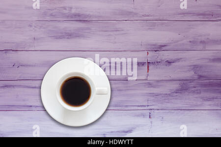 Purple cup on a espresso machine, blank space to the right for text Stock  Photo - Alamy