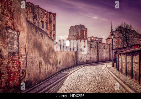 Old town in Swiebodzice, Poland Stock Photo