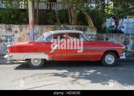 Cuban classic American car Stock Photo