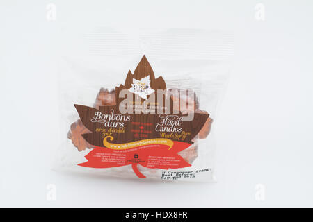 Maple syrup candies made by Le bon Sirop d'erable Stock Photo
