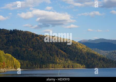Mountain lake. Teletskoye in Altai Stock Photo