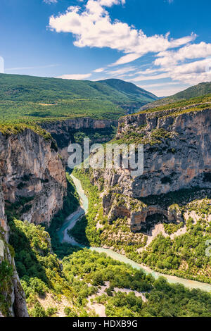 Verdon River and Gorge in South-Eastern France Stock Photo