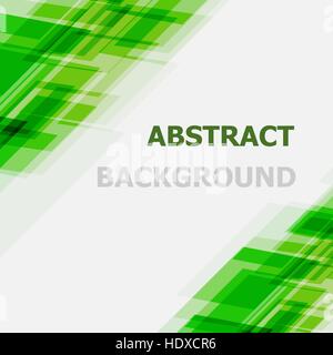 Abstract green geometric overlapping background, stock vector Stock Vector