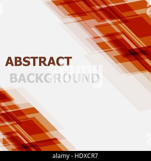 Abstract orange geometric overlapping background, stock vector Stock Vector