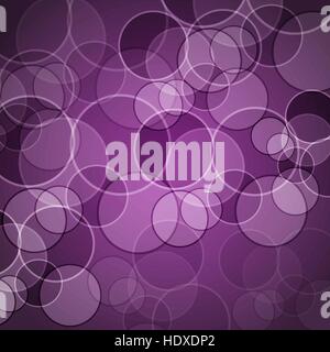 Abstract purple background with circles, stock vector Stock Vector