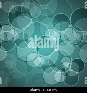 Abstract green background with circles, stock vector Stock Vector