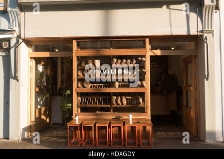 Pavilion bakery on Broadway market, east London Stock ...