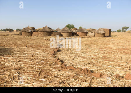 Rural life in a Gourmatche village, Burkina Faso Stock Photo