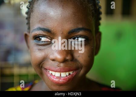 Portraits of Ghanaian girls Stock Photo