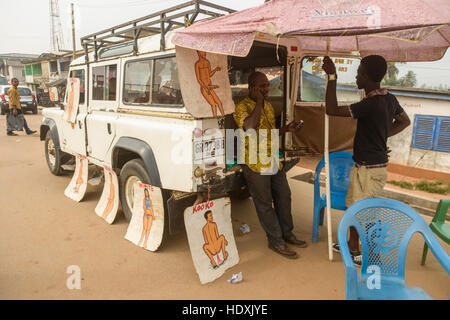 Herbal medicine for all purposes, Ghana Stock Photo