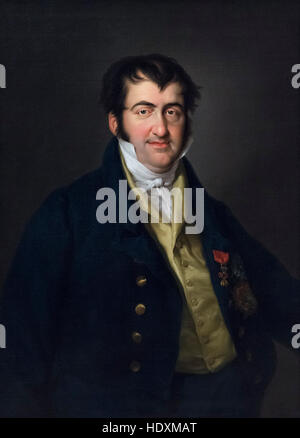Vicente López Portaña (1772-1850), Portrait (1830) of Ferdinand VII King of Spain (1784–1833). Stock Photo